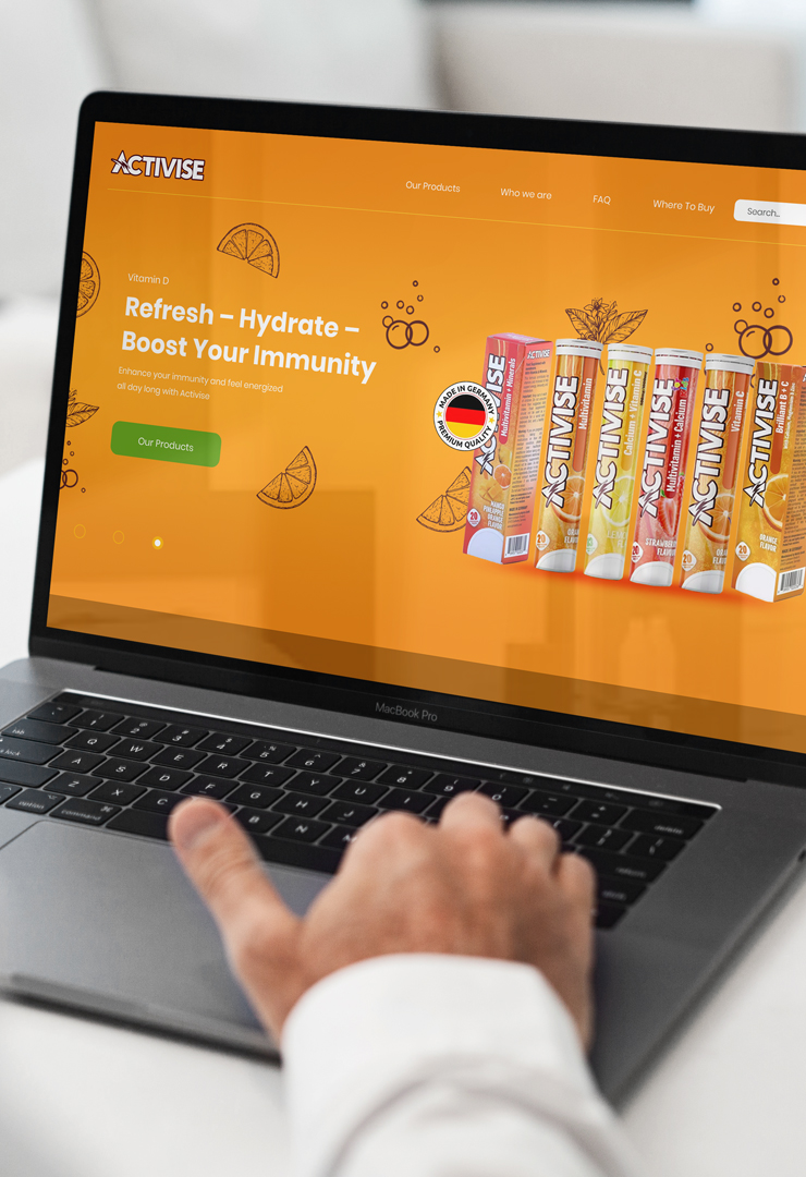 Aster Online website design