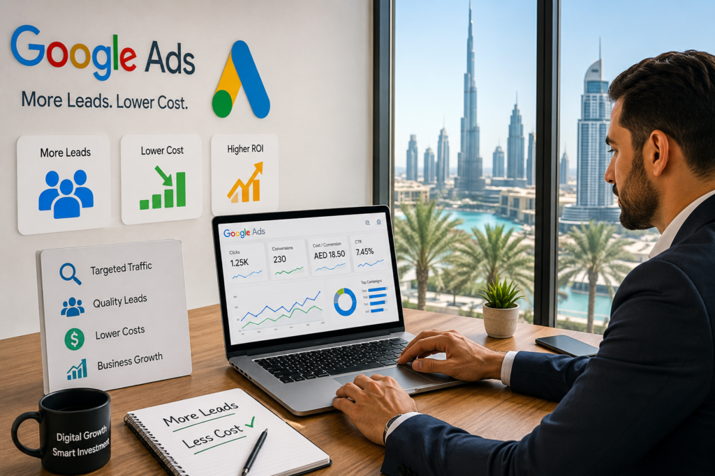 How a Google Ads Agency in Dubai Helps You Get More Leads for Less